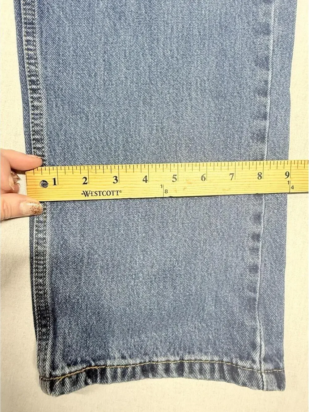 Levi 505 Jeans Mens 38X34 (36x31.5) Blue Medium Cotton Western Straight Leg EUC‎